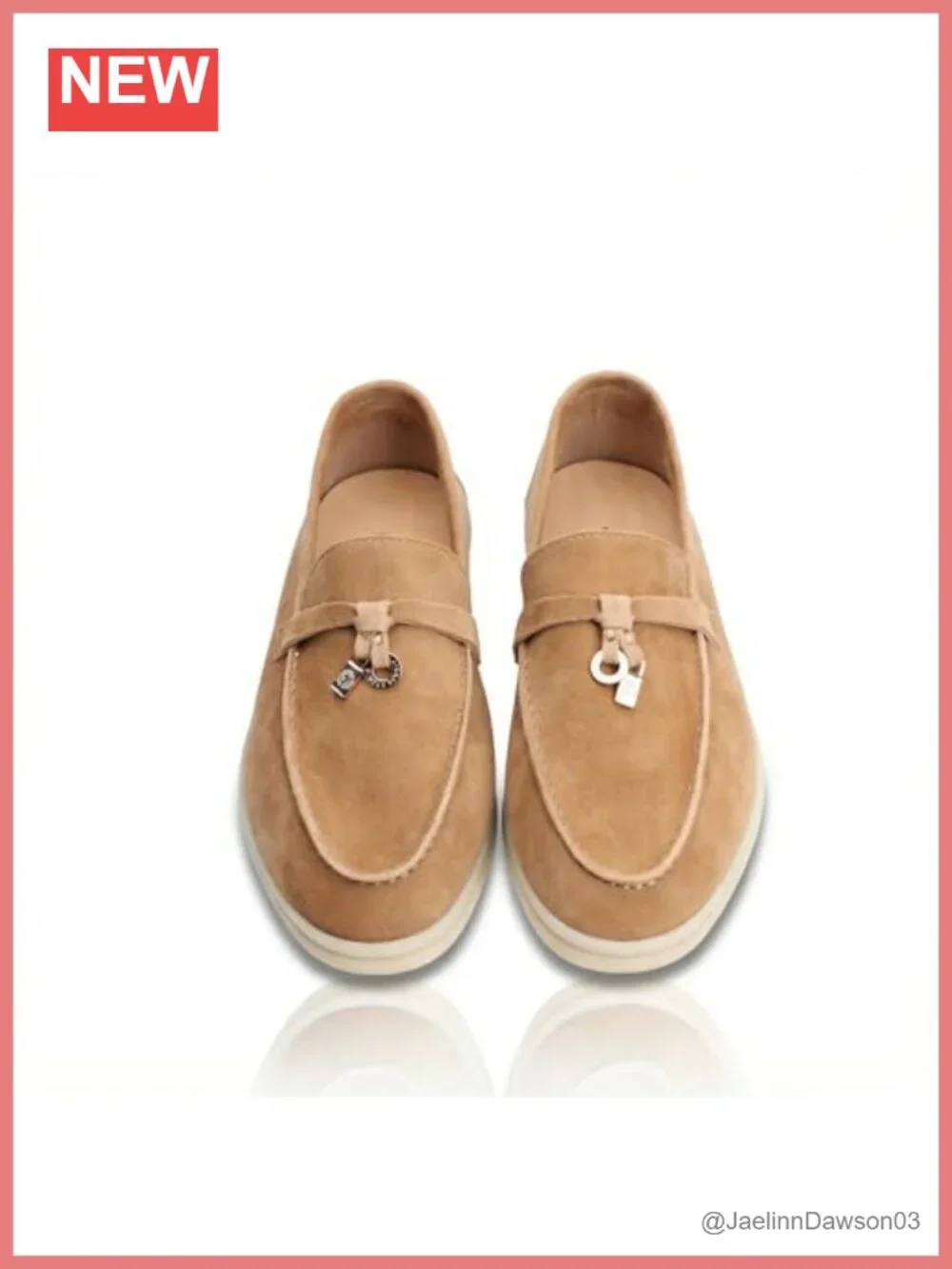 Women's Suede Loafers Slip-On Penny Loafer Comfortable Casual Office Shoes